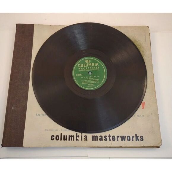 Nelson Eddy by Request 8 Shellac Records Columbia Vintage - Picture 1 of 14